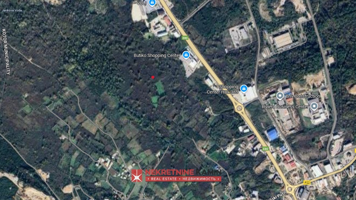Regular, Flat Plot of 3,309 m², Lješevići, Donji Grbalj, Kotor